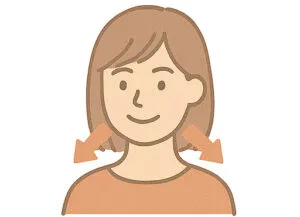エラの張りをやわらげる(小顔効果)